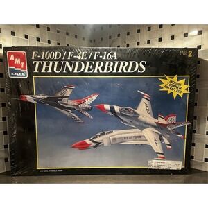 NIB VINTAGE AMT ERTL 1/72 F-100D/F-4E/F-16A THUNDERBIRDS USAF   #8228